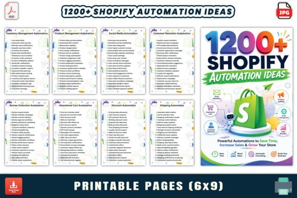 1200 Shopify Automation Ideas