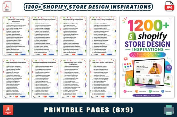 1200 Shopify Store Design Inspirations: A Practical Resource for Ecommerce Design Ideas
