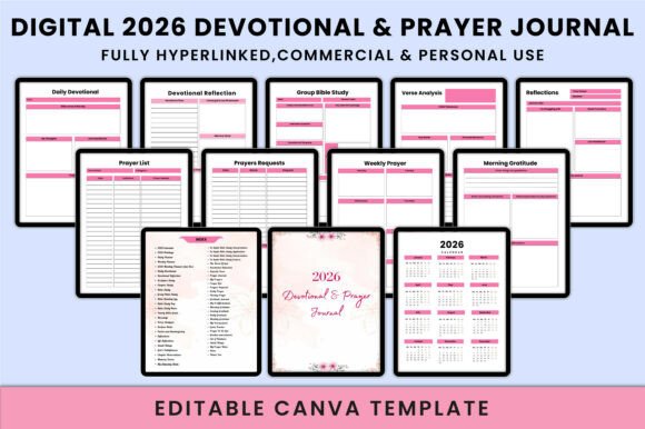 2026 Devotional Prayer Journal for Intentional Faith