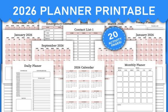 2026 Planner Printable: A Complete Guide to Staying Organized All Year