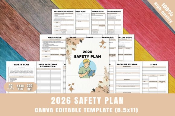 2026 Safety Plan – Creating Structured Mental Health Support With Customizable Planning Tools
