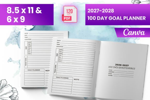 2027-2028 100 Day Goal Planner KDP: A Practical Tool for Focused Execution