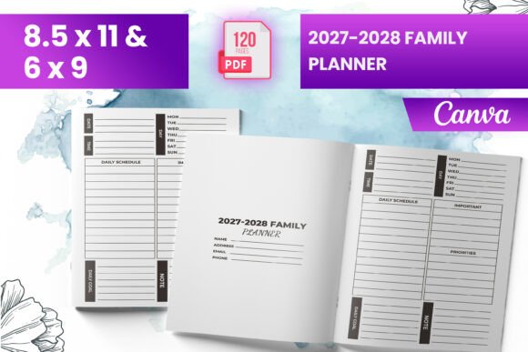 2027-2028 Family Planner KDP: Practical Guide for Creators