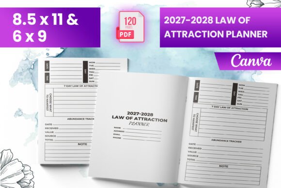 2027-2028 Law of Attraction Planner KDP