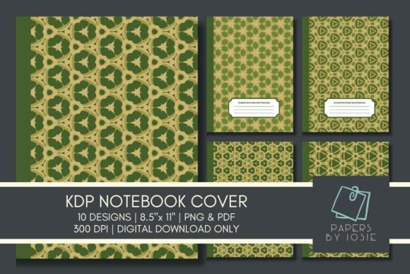 Army Green KDP Notebook Cover: Designing for Demand and Durability in Low-Content Publishing