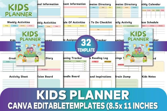 Kids Planner Canva Templates: The Ultimate Tool for Organizing Your Child's Daily Life