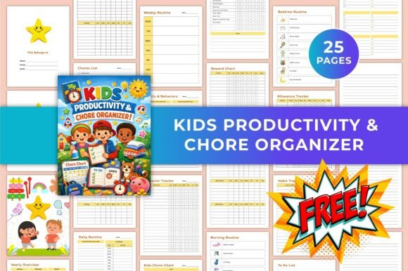 Kids Productivity Chore Organizer KDP: A Practical Tool for Building Responsibility