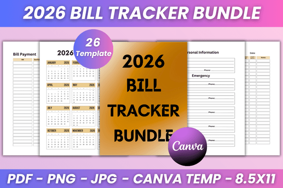 Master Your Finances in 2026: The All-in-One Bill Tracker Bundle for KDP Interiors