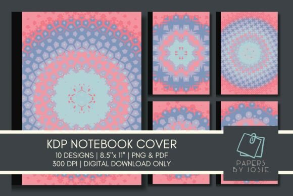 Pink Purple Mandala KDP Notebook Cover: A Designer’s Toolkit for Low-Content Publishing