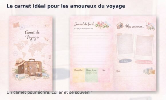 Pourquoi un carnet de voyage 6×9 de 79 pages est la clé pour des souvenirs inoubliables