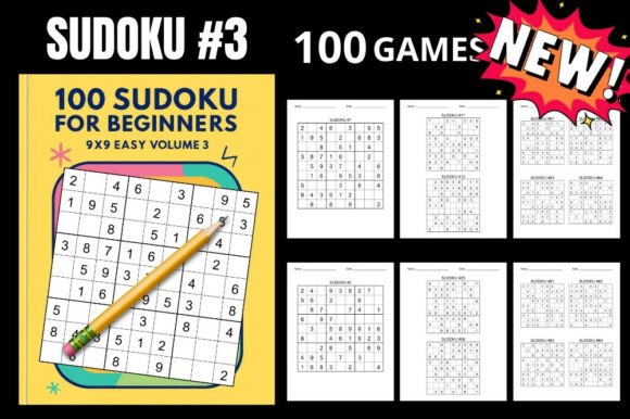 Sudoku 3 – 100 Easy Games 9x9 for Beginners