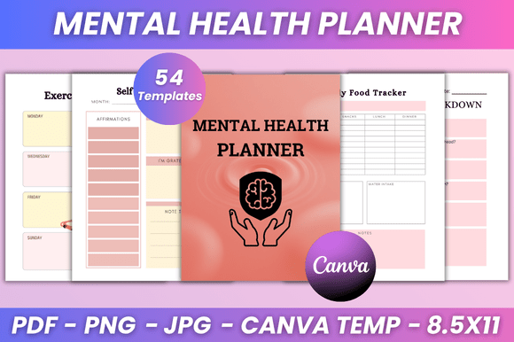 Your Complete Guide to the Mental Health Planner KDP Interior